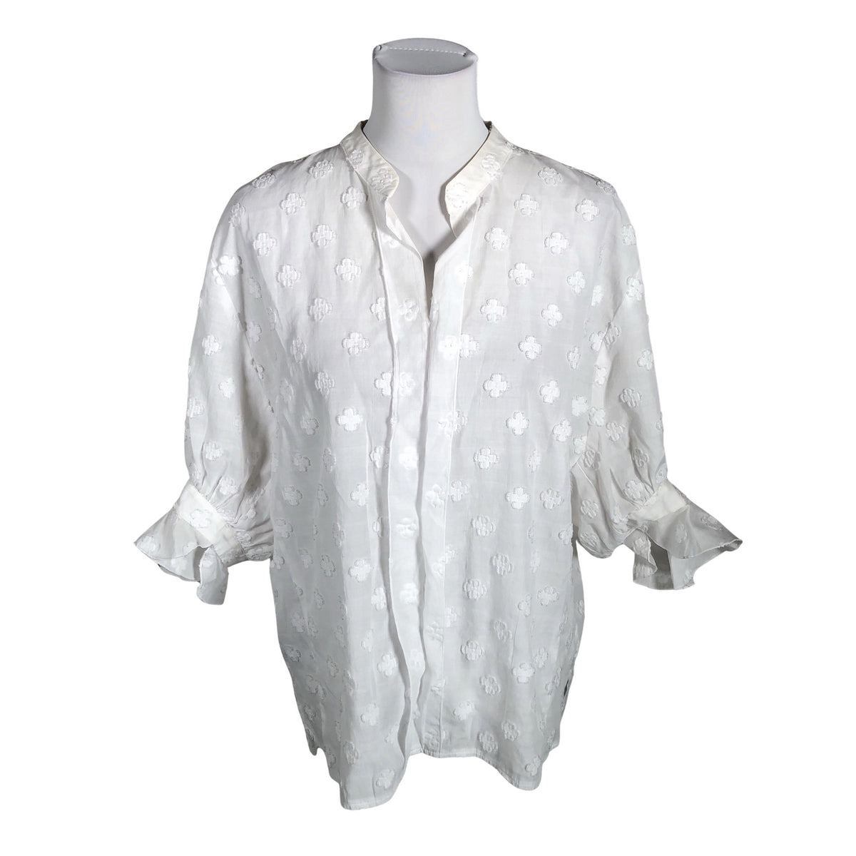 Unisex Andiata - Short-sleeved blouse, size 40 - White (1)