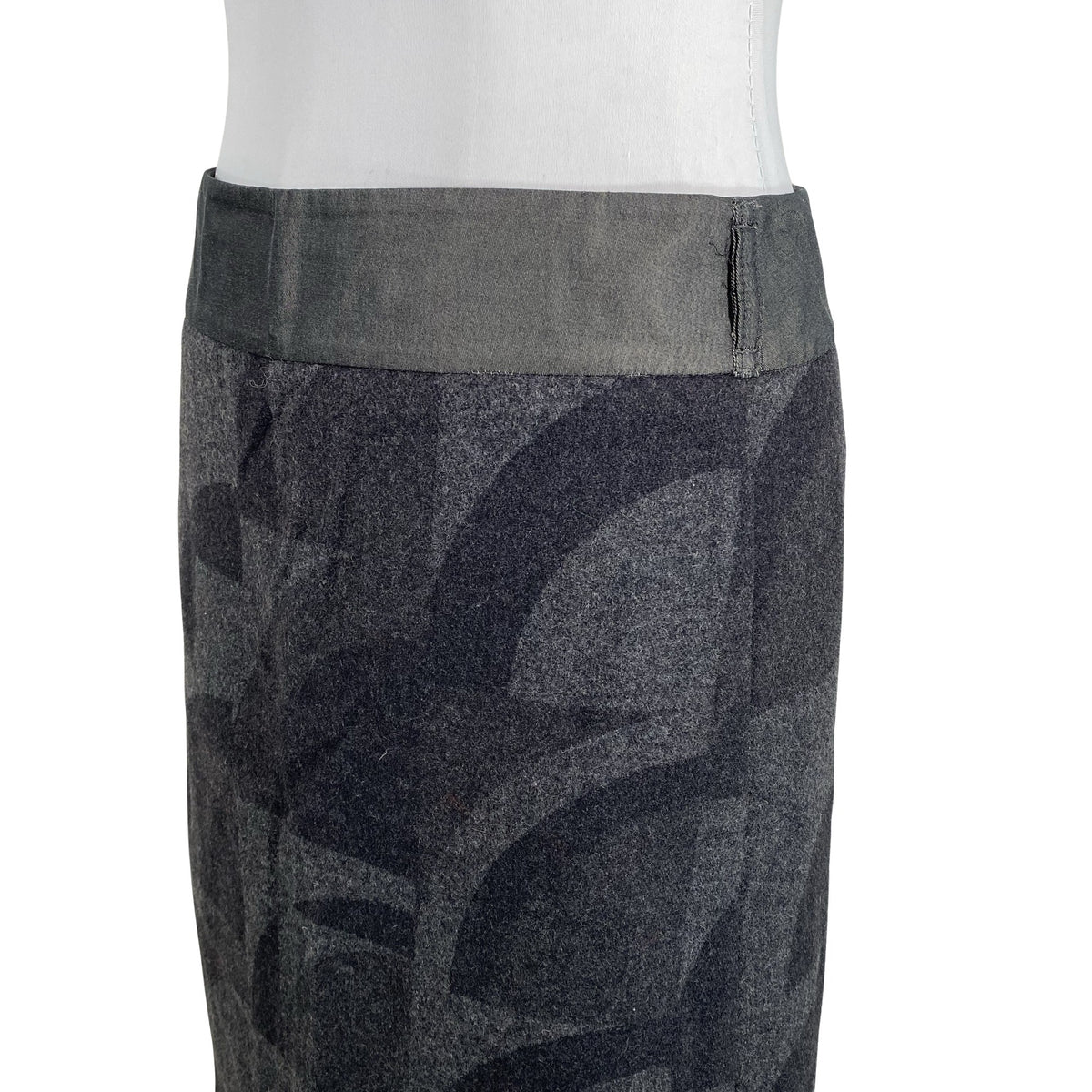 Unisex 'S MaxMara - Fabric skirt, size 36 - Gray (2)