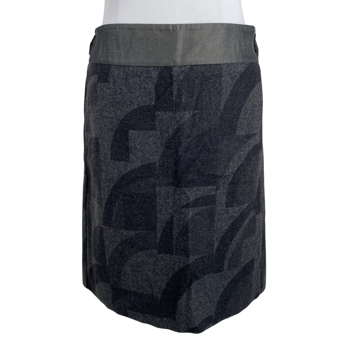 Unisex 'S MaxMara - Fabric skirt, size 36 - Gray (1)