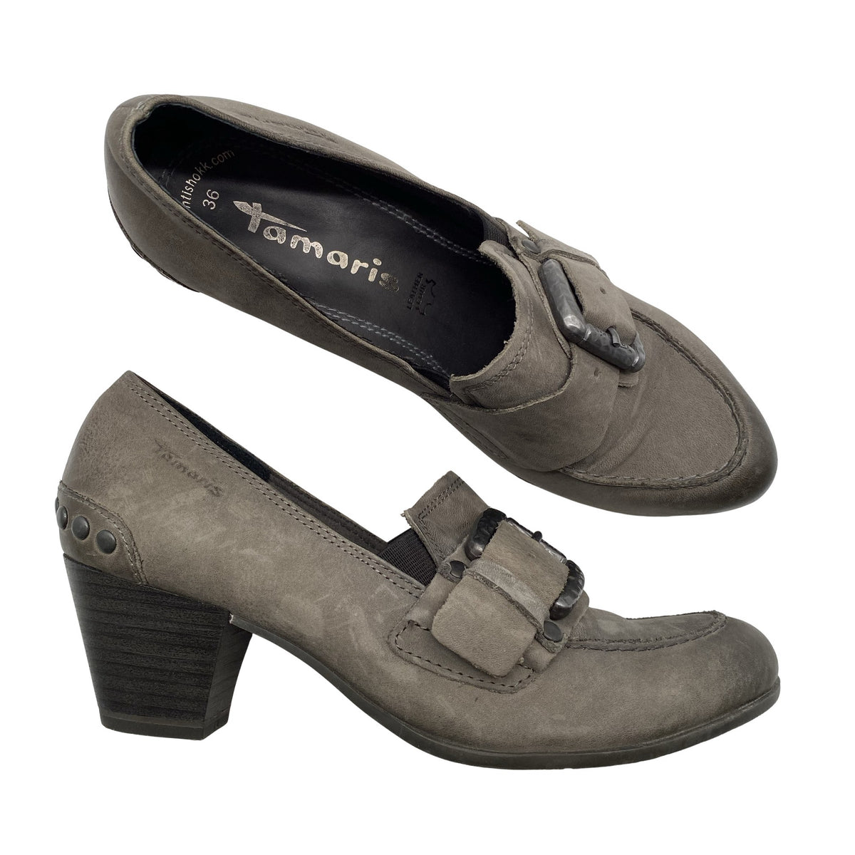 Unisex Tamaris - High heels, size 36 - Brown (1)