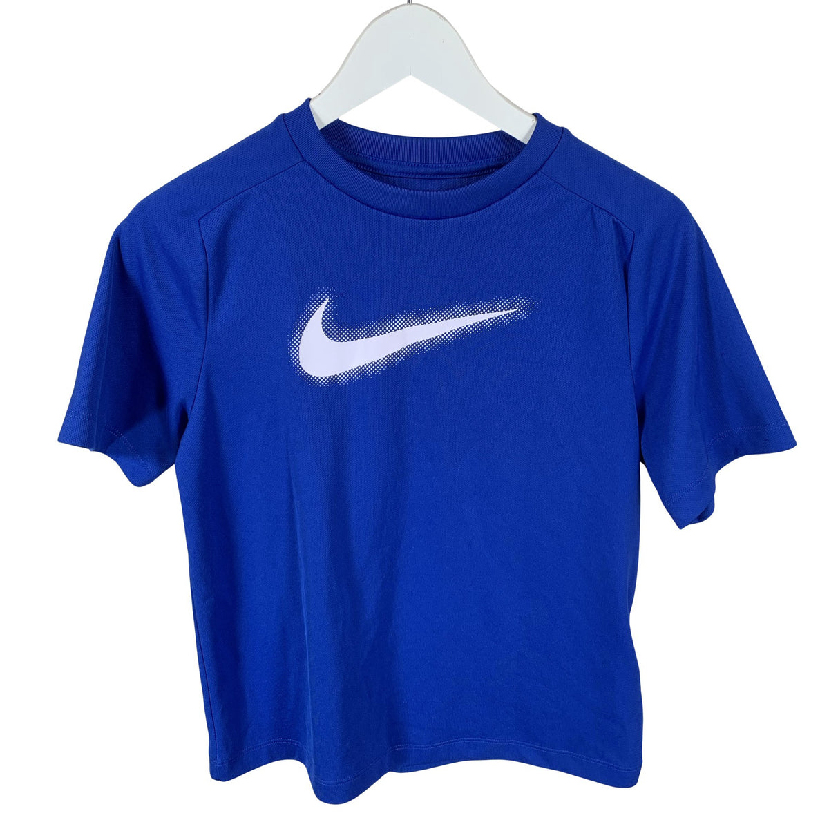 Unisex Nike - Sports shirt, short sleeve, size 152 - 158 - Blue (1)