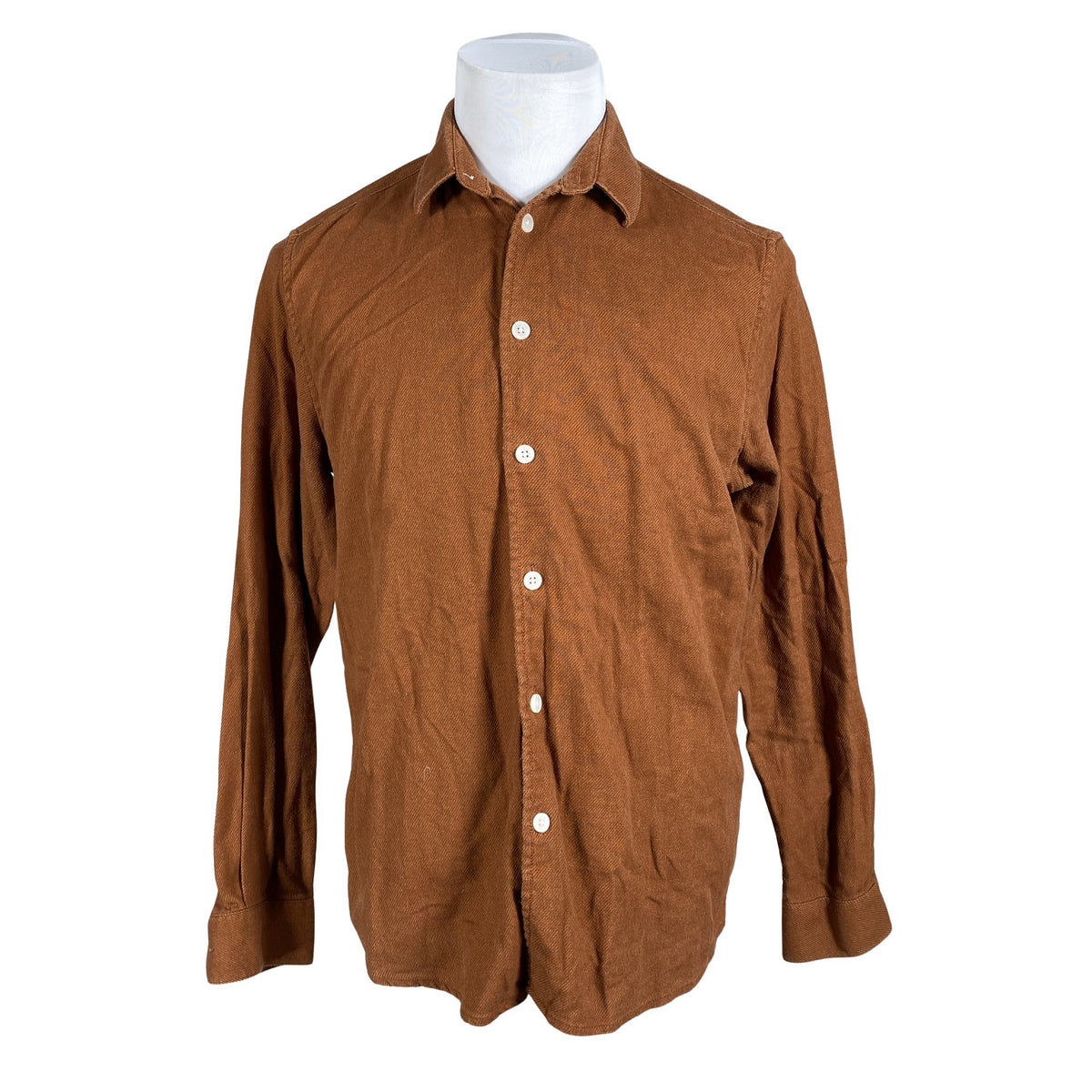 Unisex Samsoe&Samsoe - Collared shirt, size M - Brown (1)