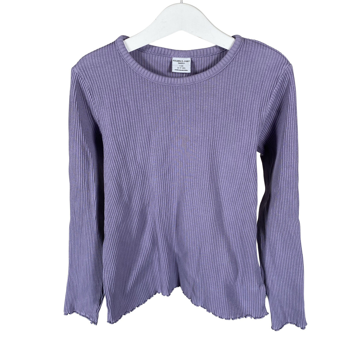 Unisex Polarn O. Pyret - Tricot shirt, size 128 - 134 - Violet (1)