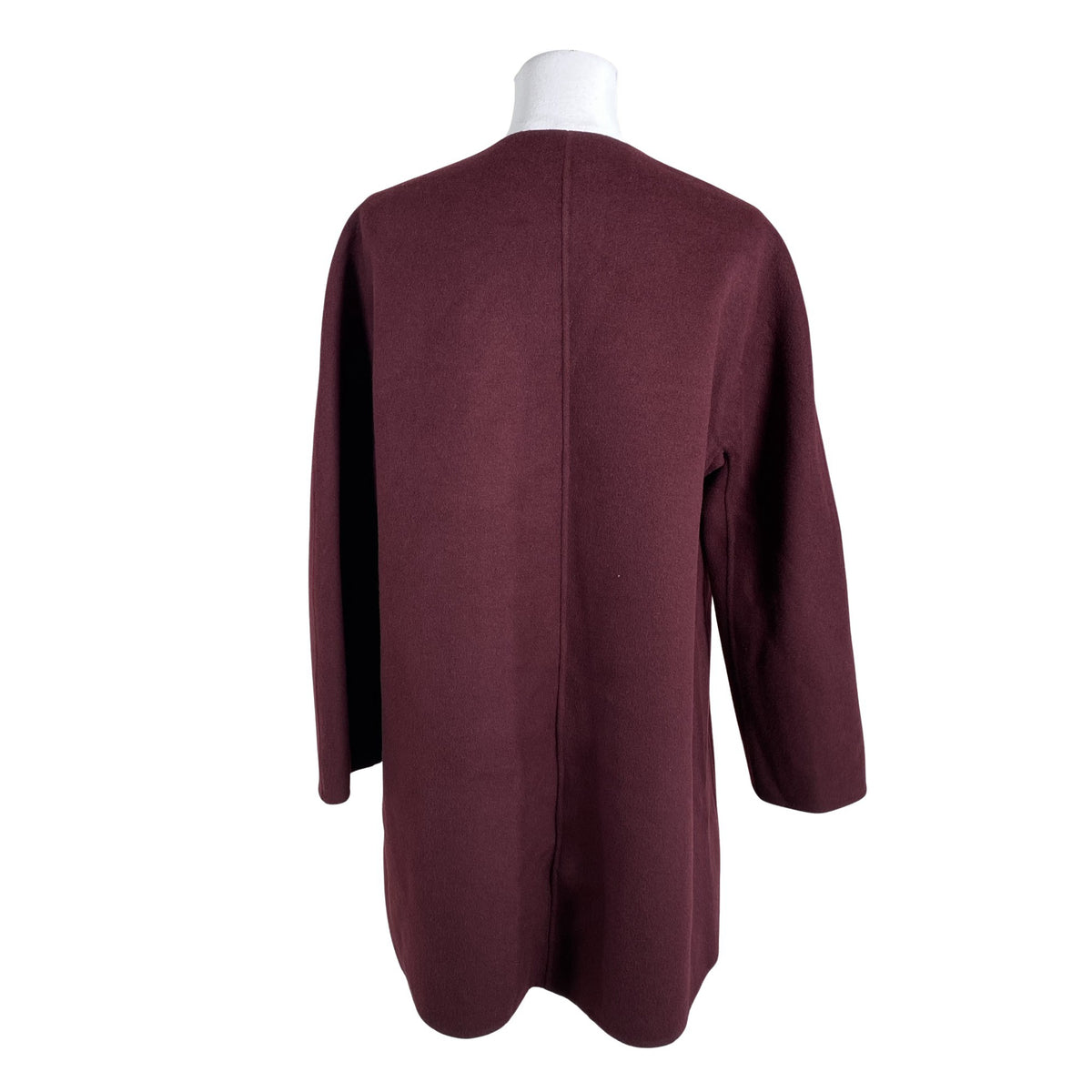 Unisex Nanso - Wool coat, size 36 - Wine red (3)