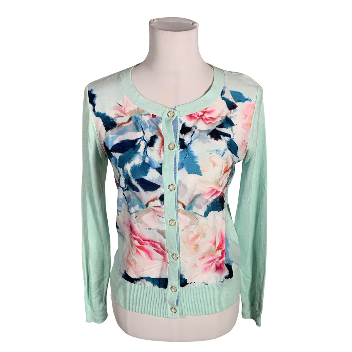 Unisex Yumi - Cardigan, size 38 - Turquoise (1)