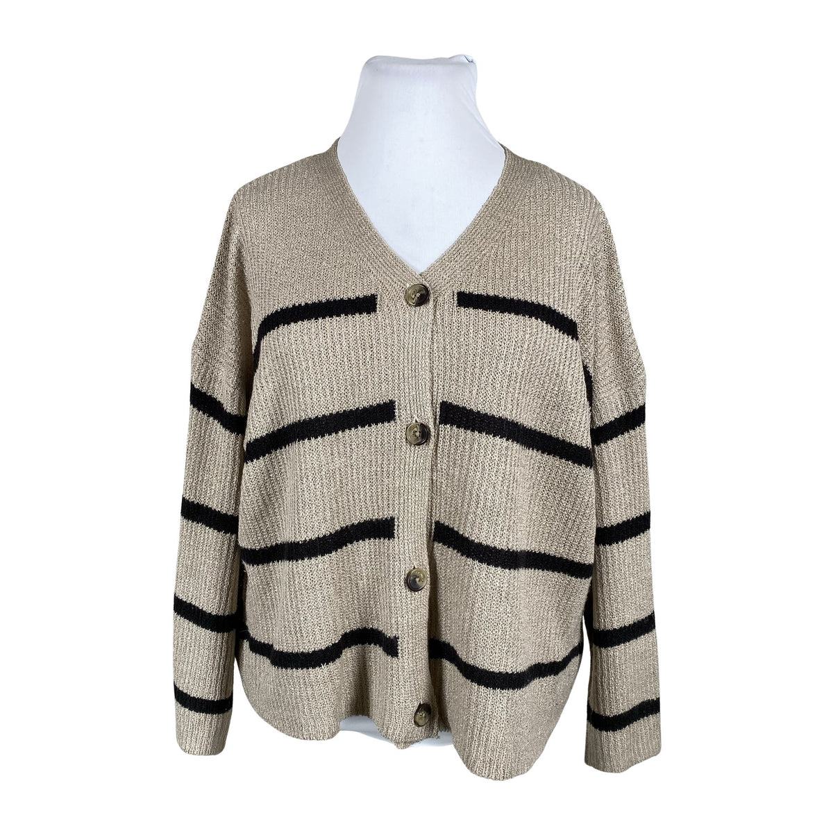 Unisex Zizzi - Cardigan, size 44 - Brown (1)