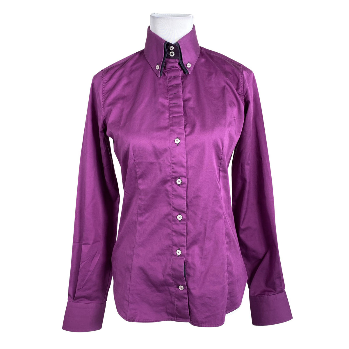 Unisex 7Camicie - Collared shirt, size 38 - Violet (1)