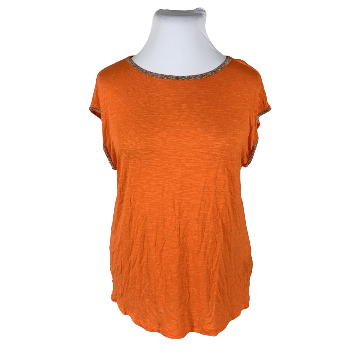 Unisex Lindex - T-shirt, size 44 - Orange (1)