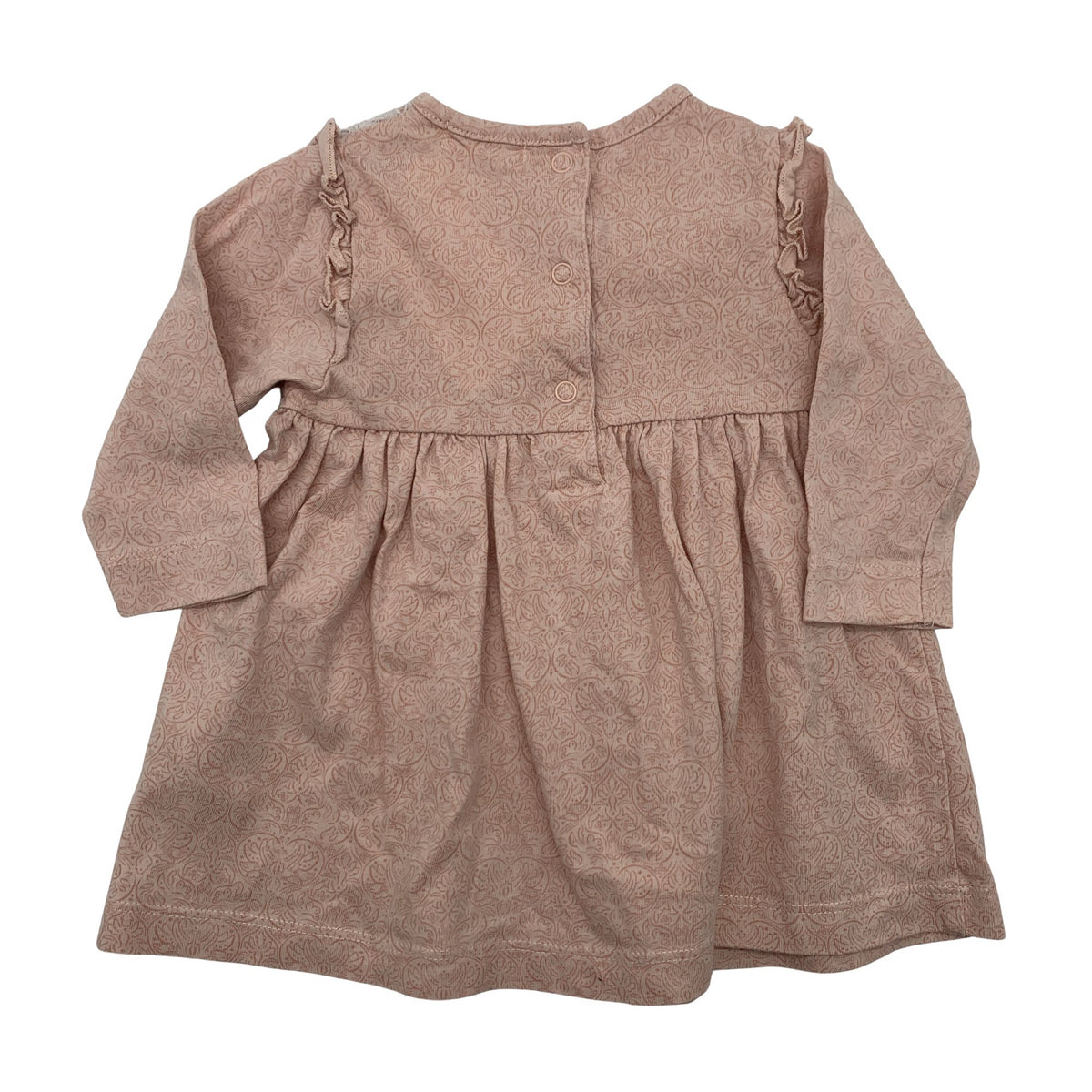Unisex Newbie - Tricot dress, size 56 - 62 - Light pink (2)