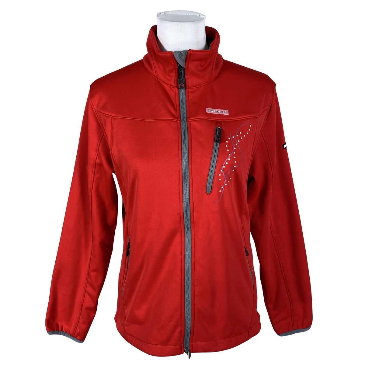 Unisex North Ice - Soft shell jacket, size 34 - Red (1)