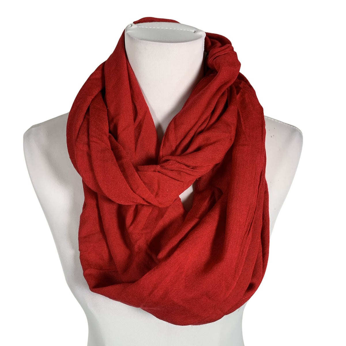 Unisex Lasessor - Circle scarf, size Maxi - Red (1)