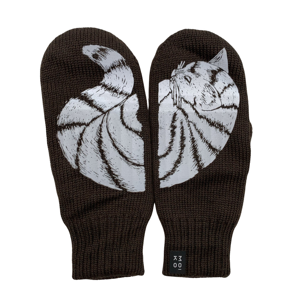 Unisex Moiko - Mittens, size Ei kokoa - Brown (1)