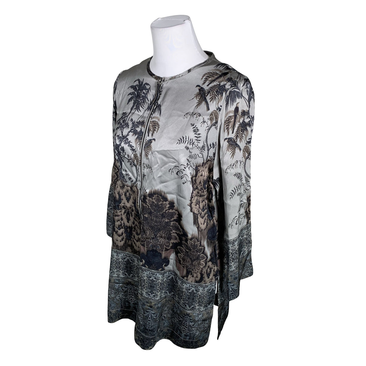 Unisex Gustav - Schiffon dress, size 34 - Gray (2)