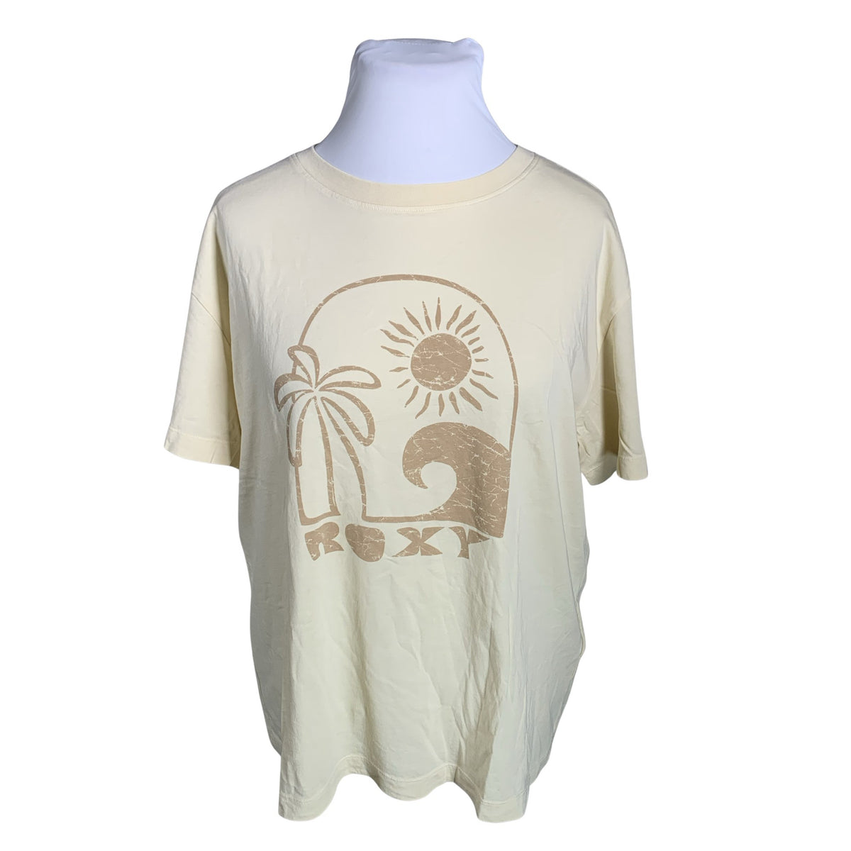Unisex Roxy - T-shirt, size 42 - Natural white (1)