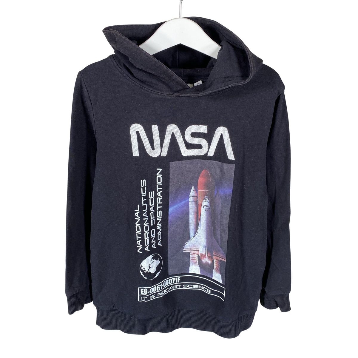 Unisex Name It - Hoodie, size 122 - 128 - Black (1)