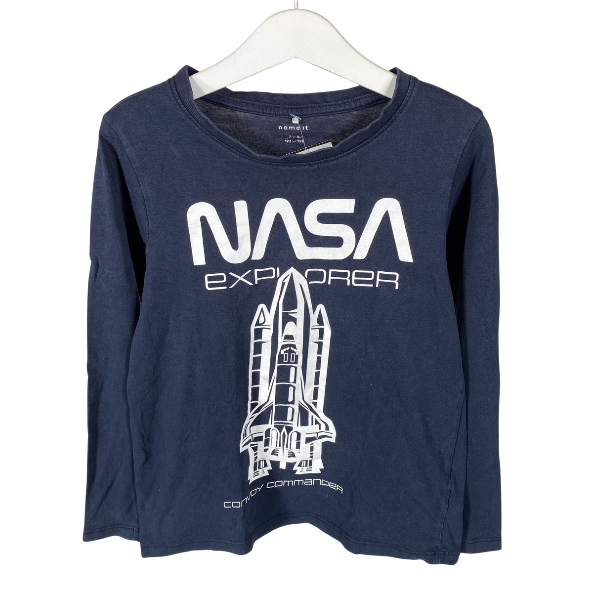 Unisex Name It - Tricot shirt, size 122 - 128 - Blue (1)