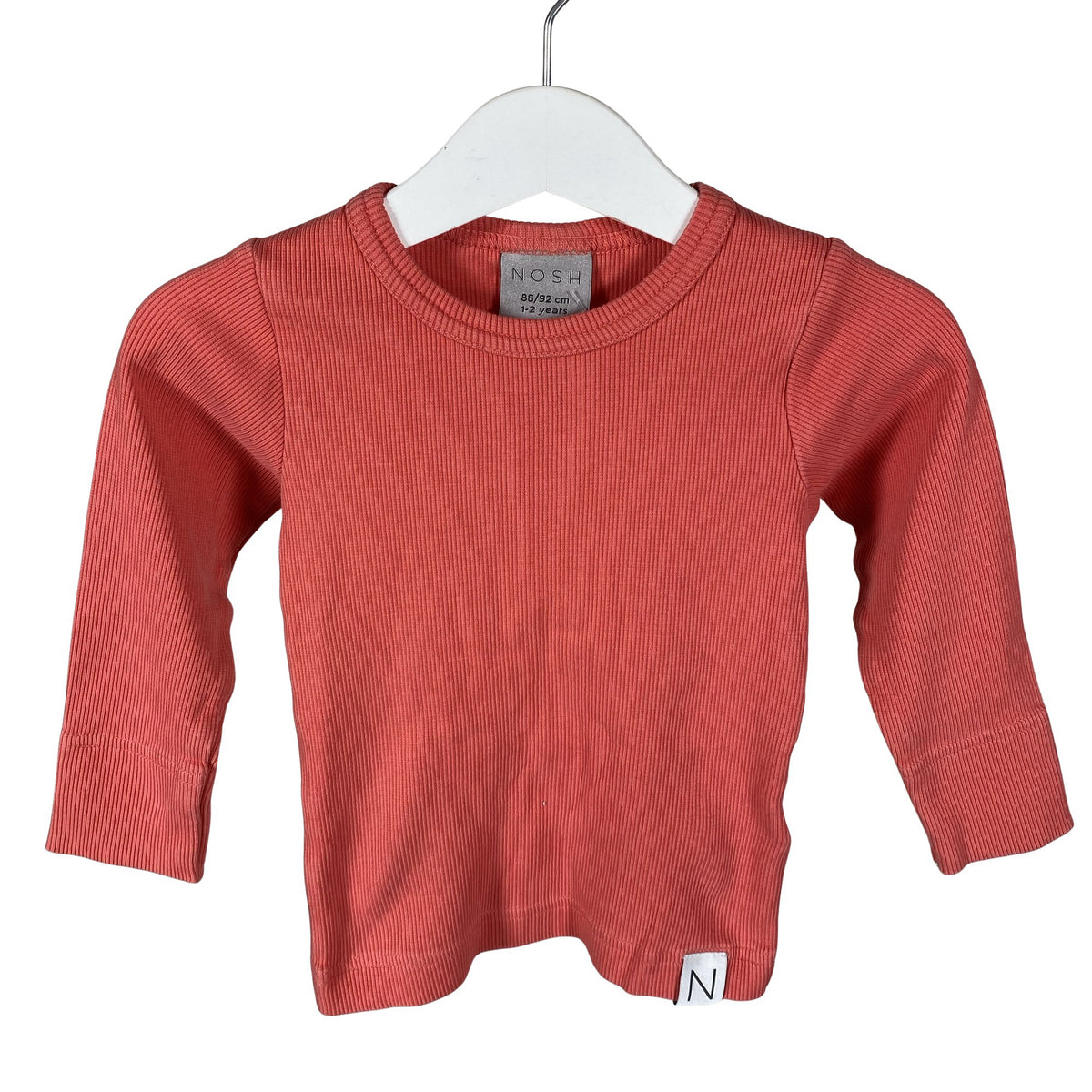 Unisex NOSH - Tricot shirt, size 86 - 92 - Orange (1)