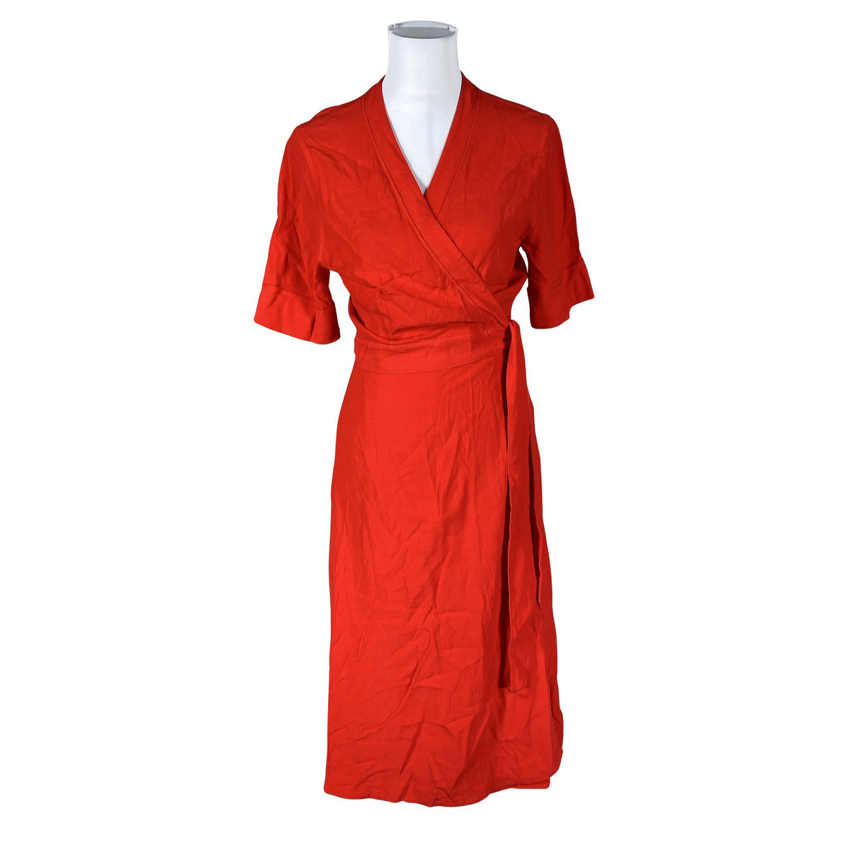 Unisex Arket - Schiffon dress, size 40 - Red (1)