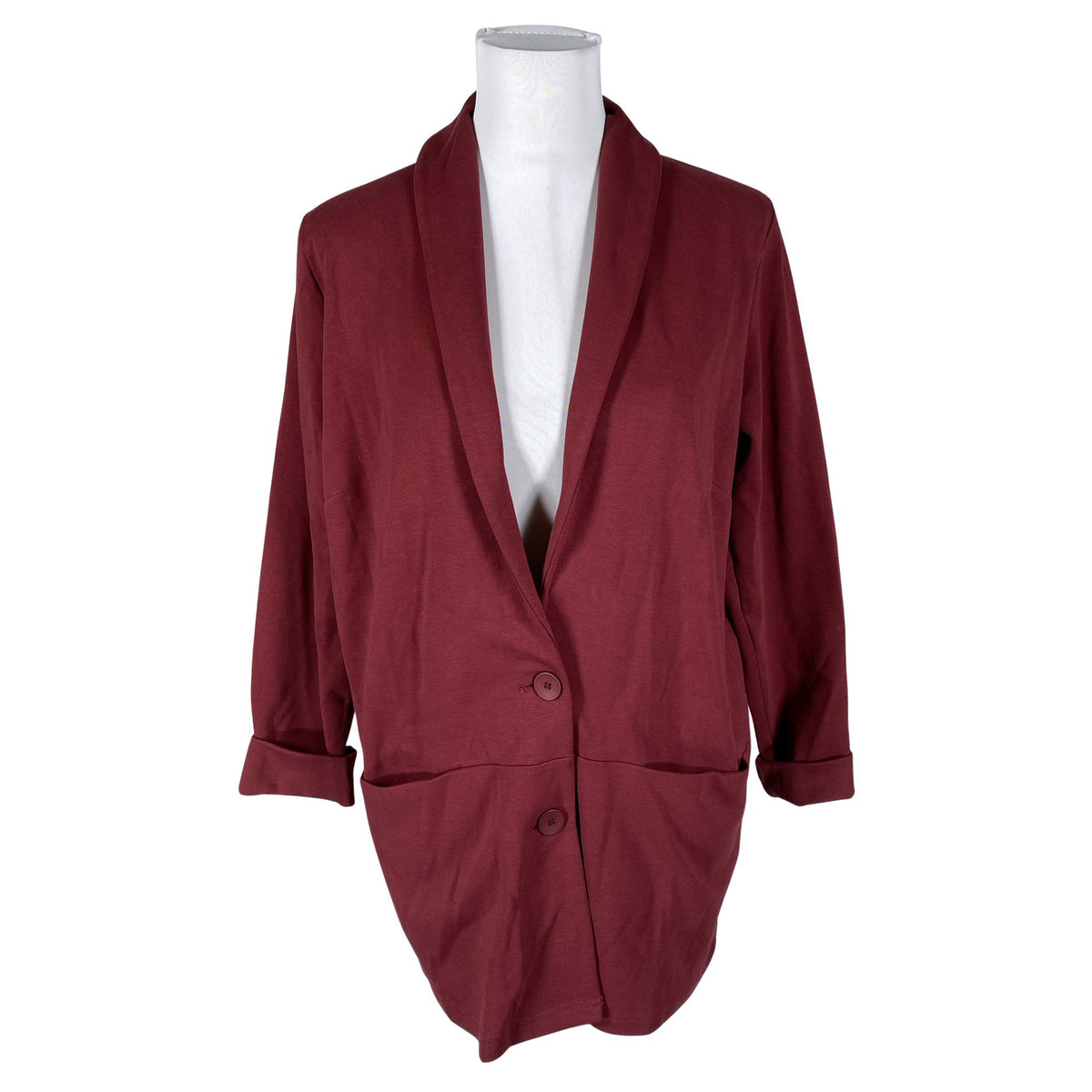 Unisex Nanso - Sweat jacket, size 38 - Wine red (1)