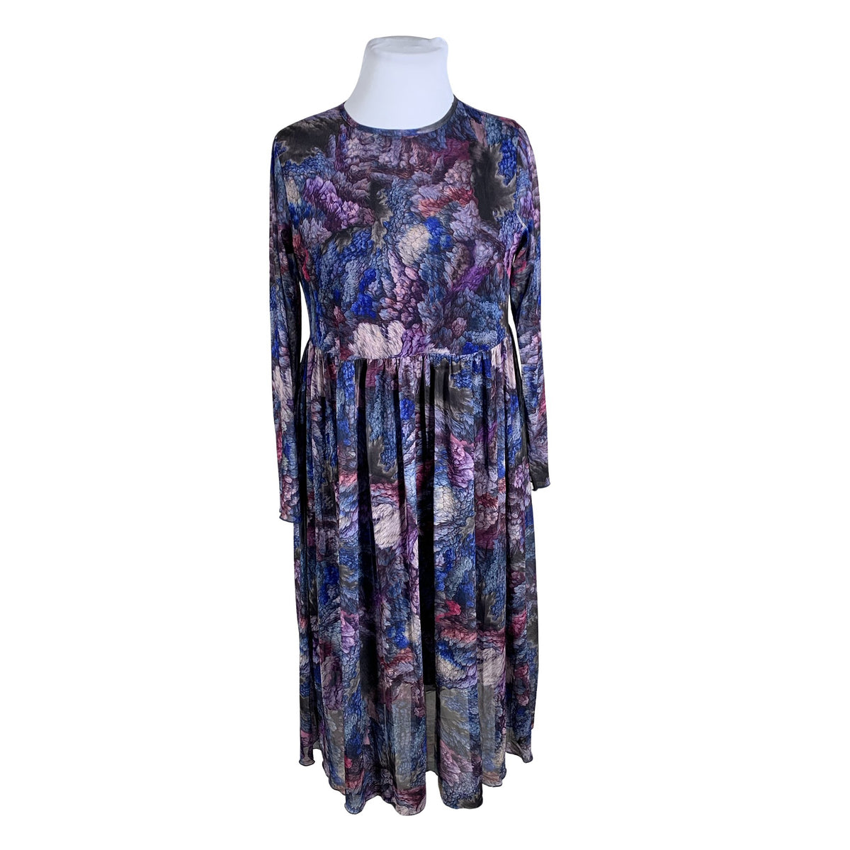 Unisex Nümph - Schiffon dress, size 42 - Violet (1)
