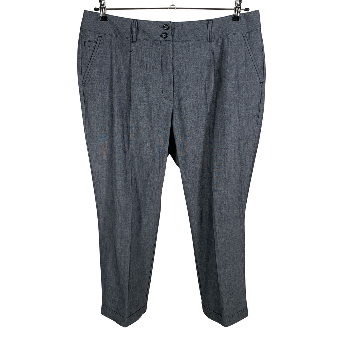Unisex Ulla Popken - Slacks, size 46 - Gray (1)