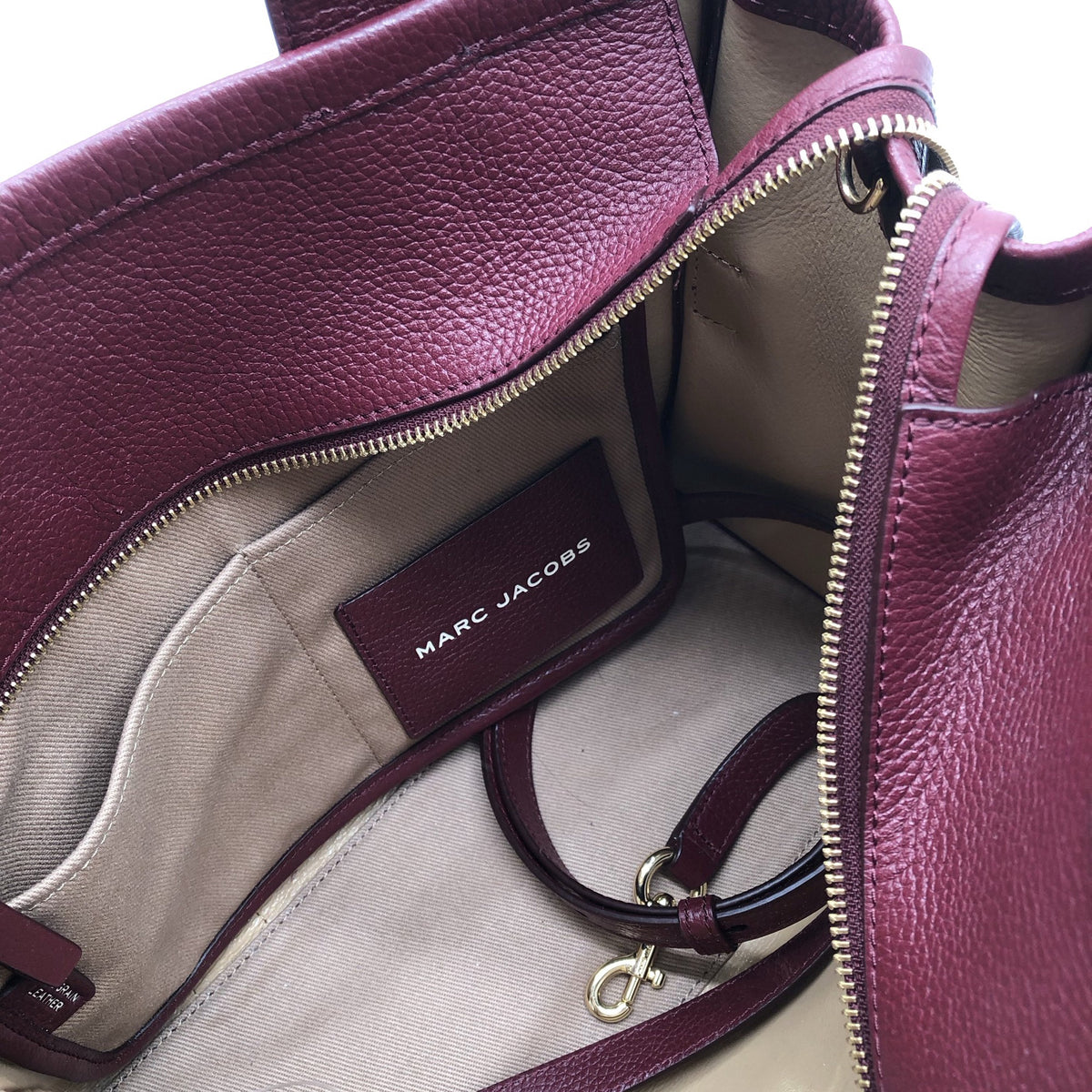 Unisex Marc Jacobs - Handbag, size Maxi - Wine red (3)
