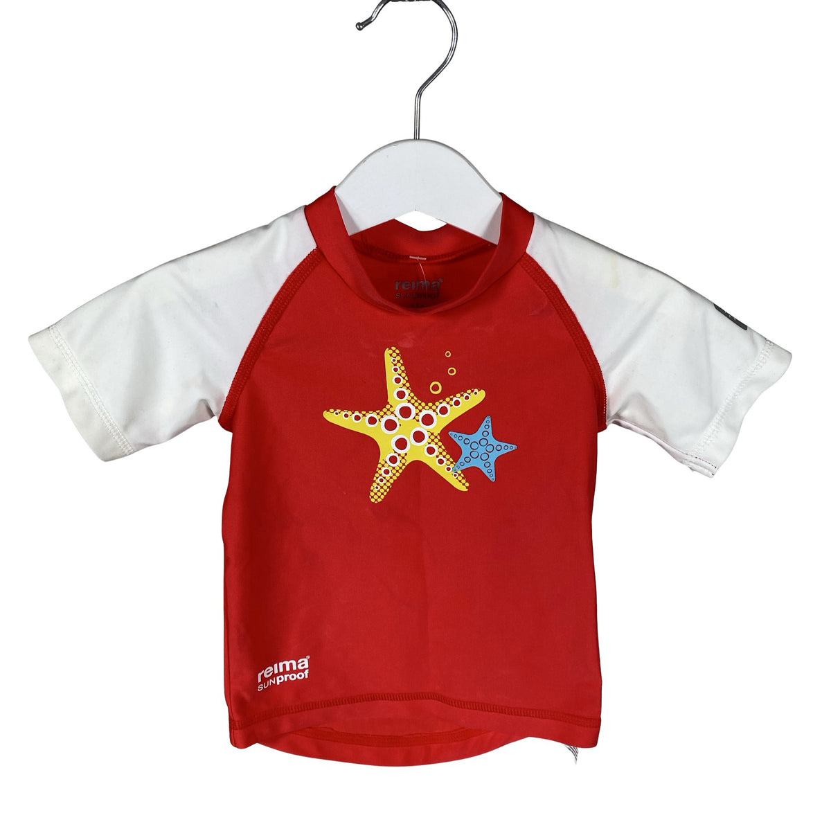 Unisex Reima - Swim shirt, size 68 - 74 - Red (1)