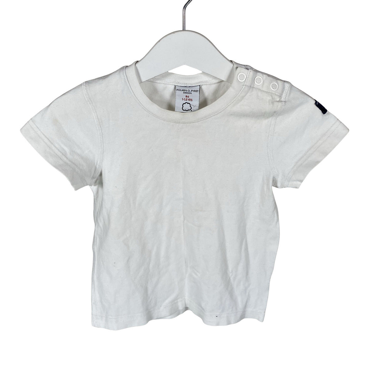 Unisex Polarn O. Pyret - T-shirt, size 86 - 92 - White (1)