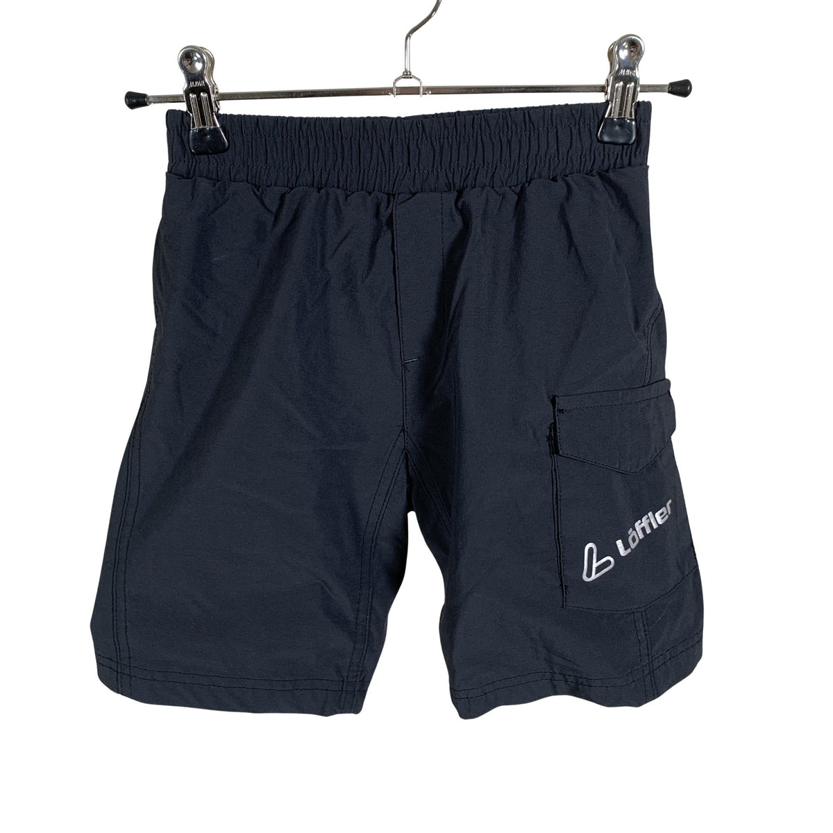 Unisex Löffler - Sports shorts, size 122 - 128 - Black (1)