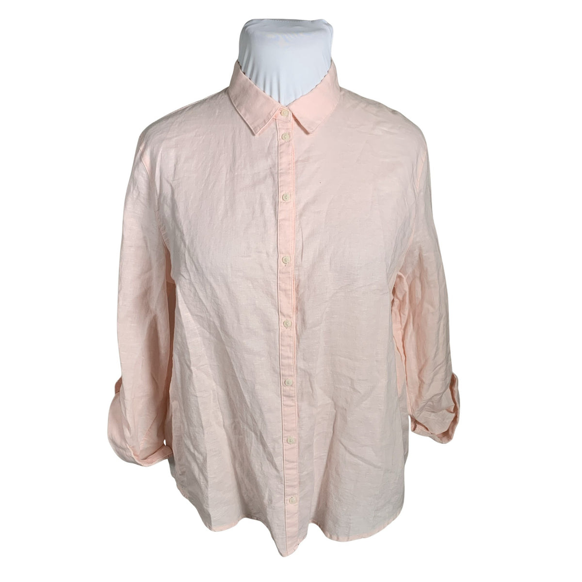 Unisex Esprit - Collared shirt, size 44 - Light pink (1)