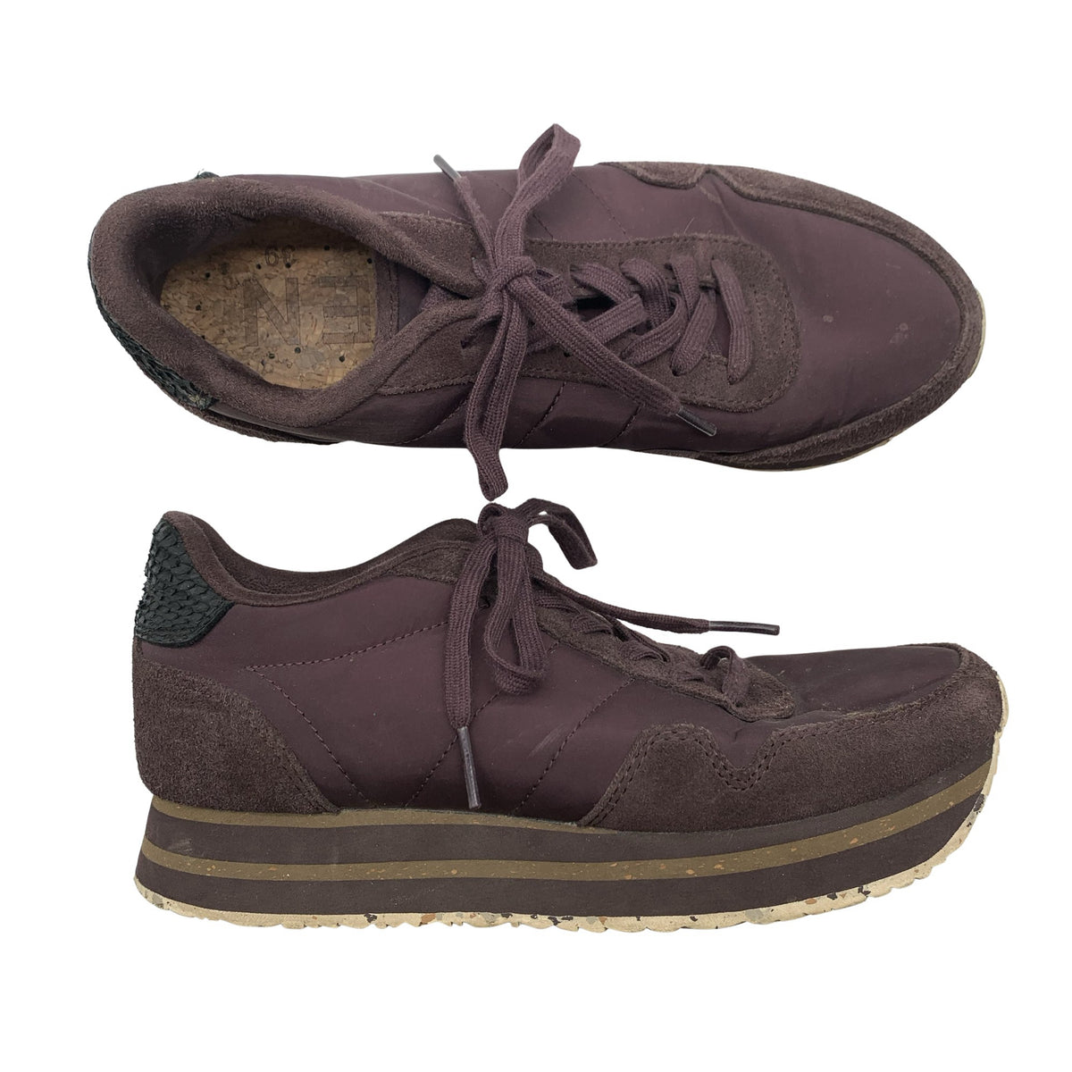Unisex Woden - Casual sneakers, size 39 - Violet (1)