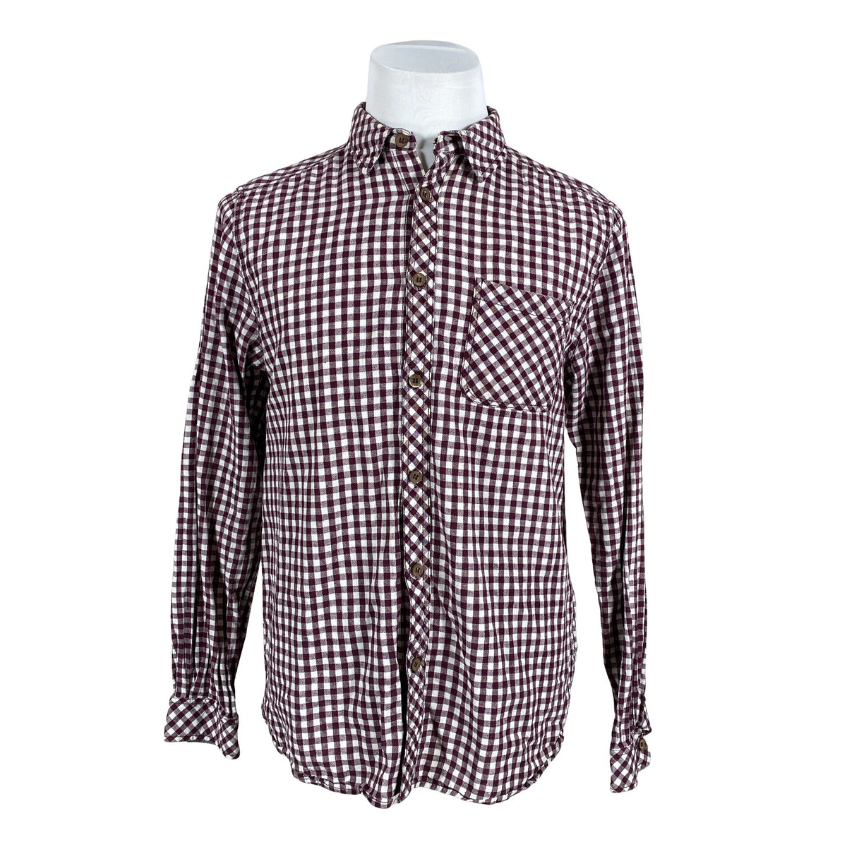 Unisex Braintree - Collared shirt, size M - Wine red (1)