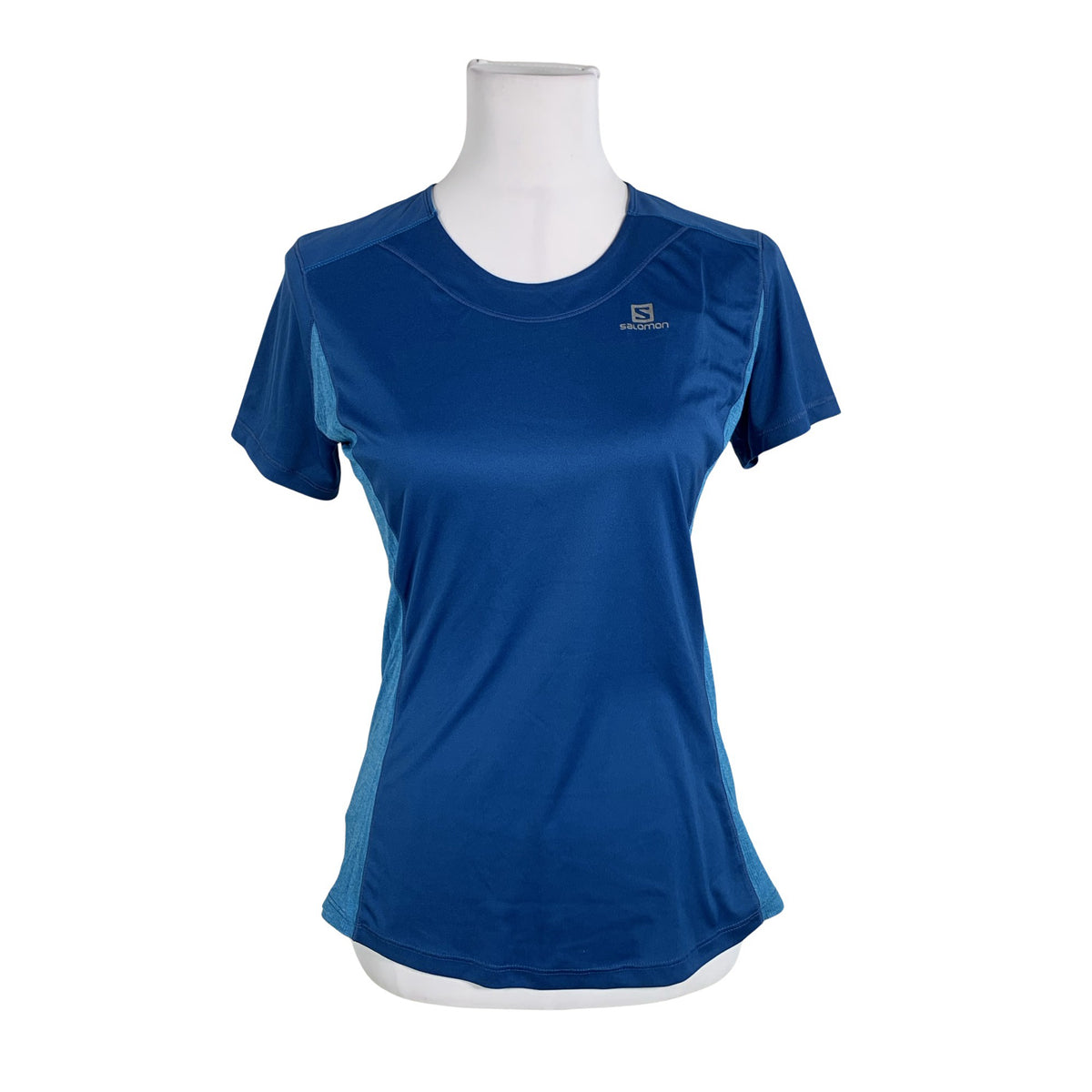 Unisex Salomon - Sports shirt, short sleeve, size 38 - Turquoise (1)
