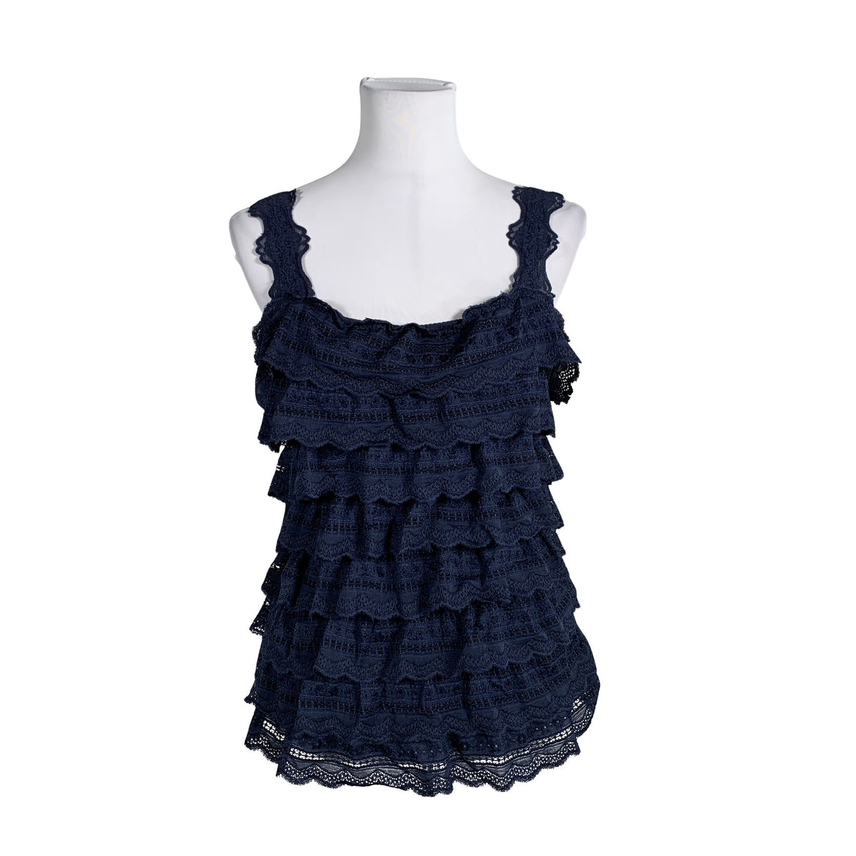 Unisex Rosemunde - Tricot tank top, size 38 - Blue (1)