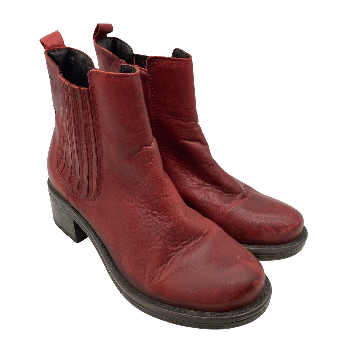 Unisex Your Face - Ankle boots, size 36 - Red (2)