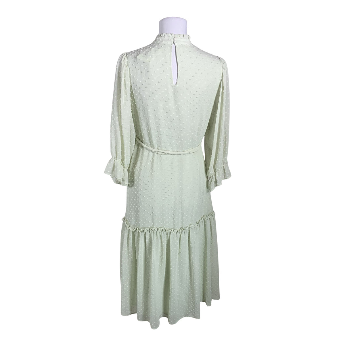 Unisex Selected - Schiffon dress, size 38 - Green (2)