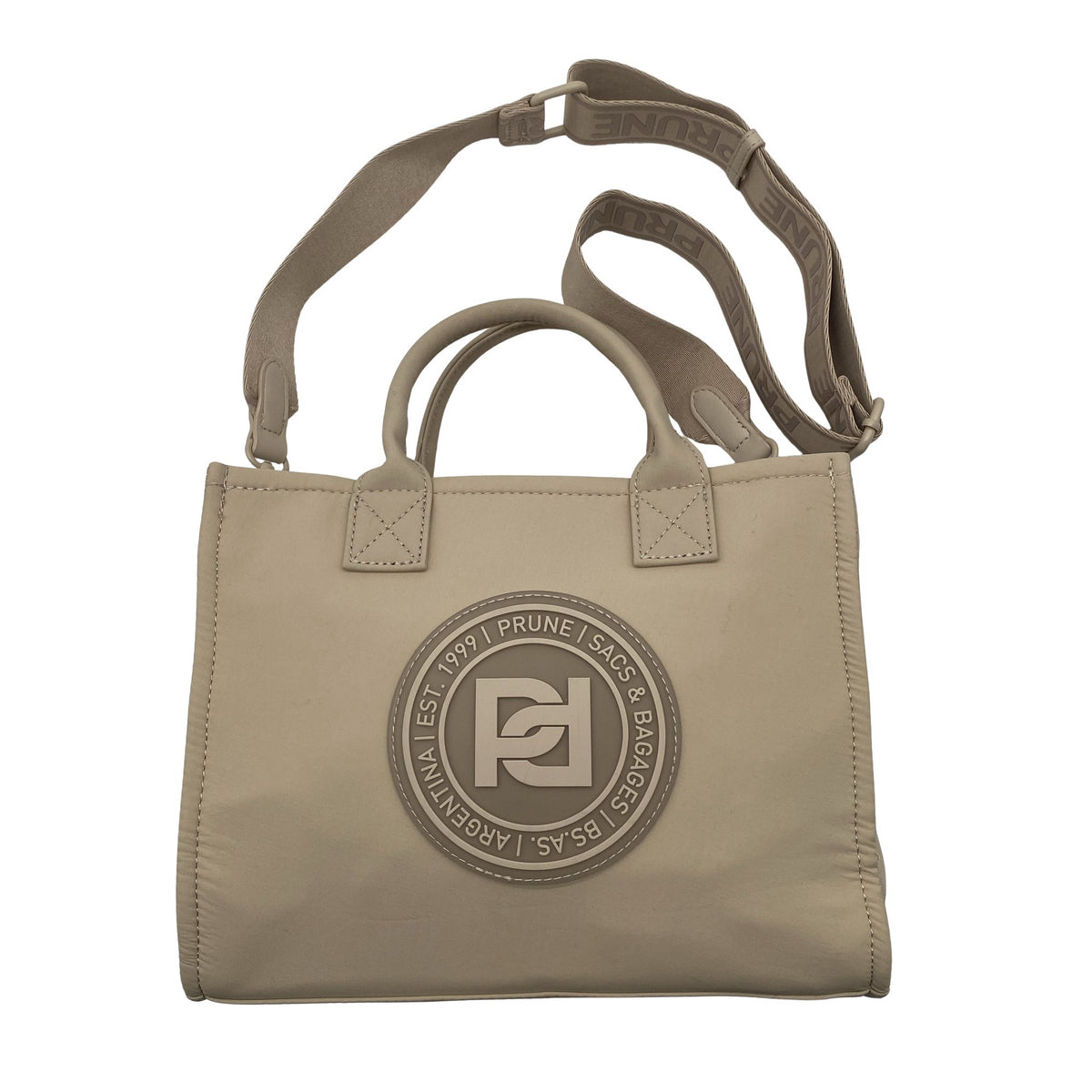 Unisex Prüne - Handbag, size Midi - Beige (1)