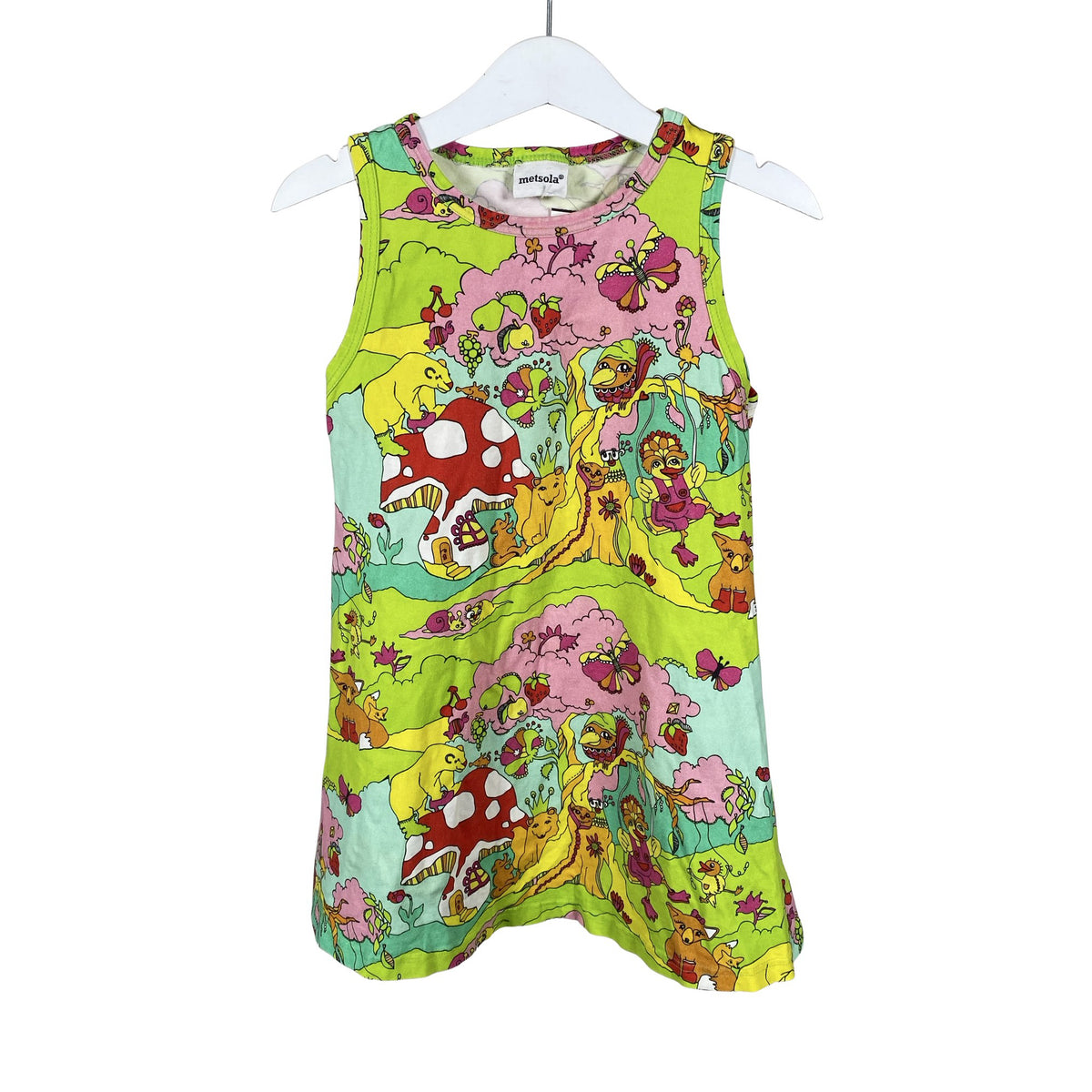 Unisex Metsola - Tricot dress, size 98 - 104 - Pink (1)
