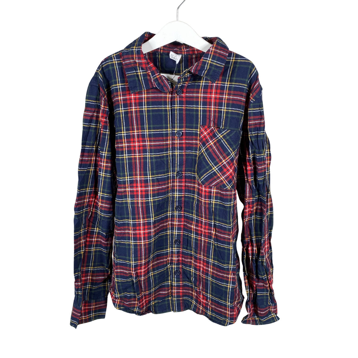 Unisex Lindex - Collared shirt, size 158 - 164 - Blue (1)