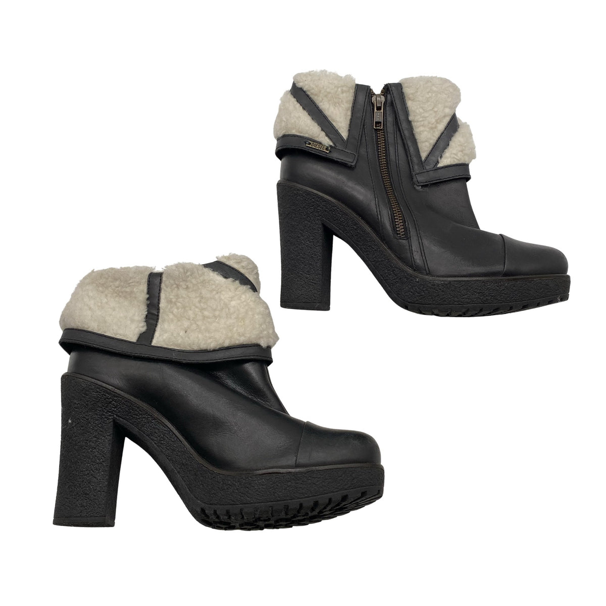 Unisex Diesel - Ankle boots, size 39 - Black (1)