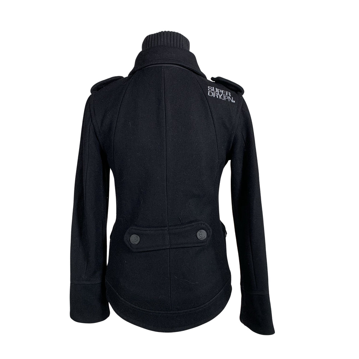 Unisex Superdry - Wool coat, size 36 - Black (3)
