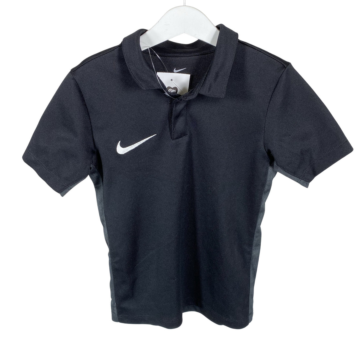 Unisex Nike - Sports shirt, short sleeve, size 122 - 128 - Black (1)