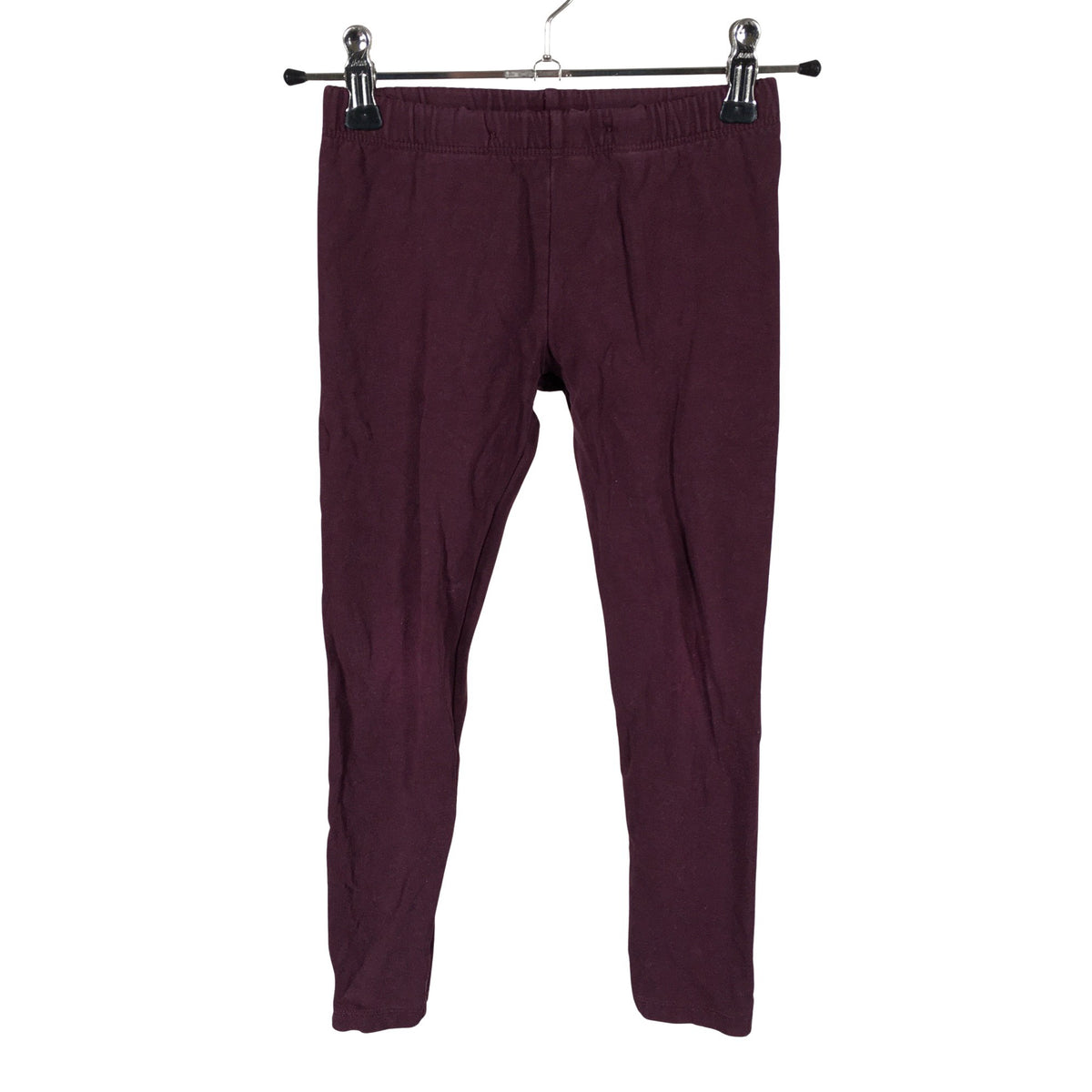 Unisex Lindex - Tricot pants, size 116 - 122 - Wine red (1)