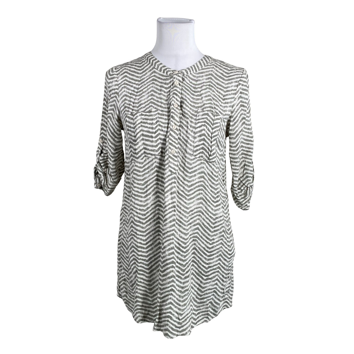 Unisex Soyaconcept - Schiffon tunic, size 38 - Green (1)