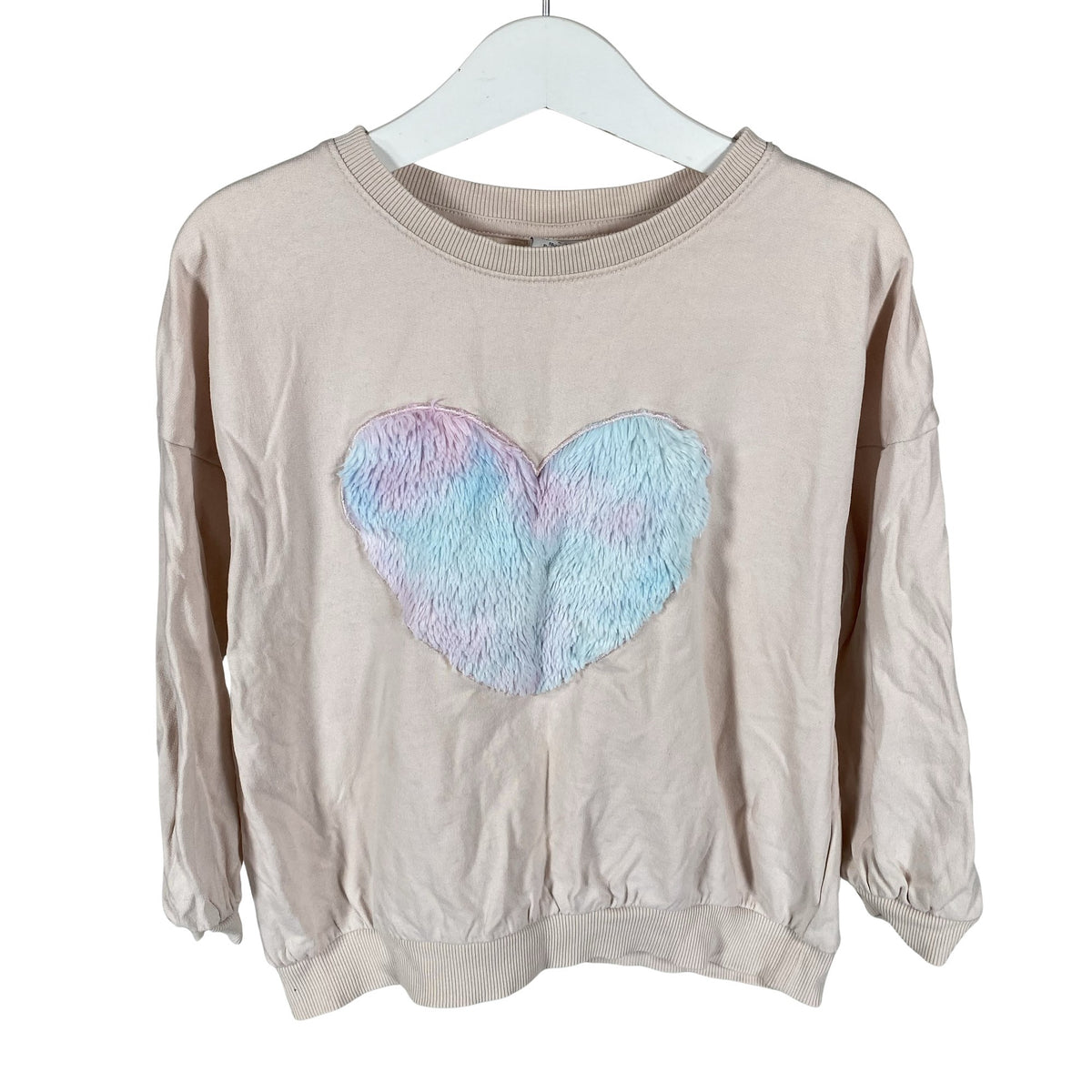 Unisex Lindex - Sweatshirt, size 116 - 122 - Light pink (1)