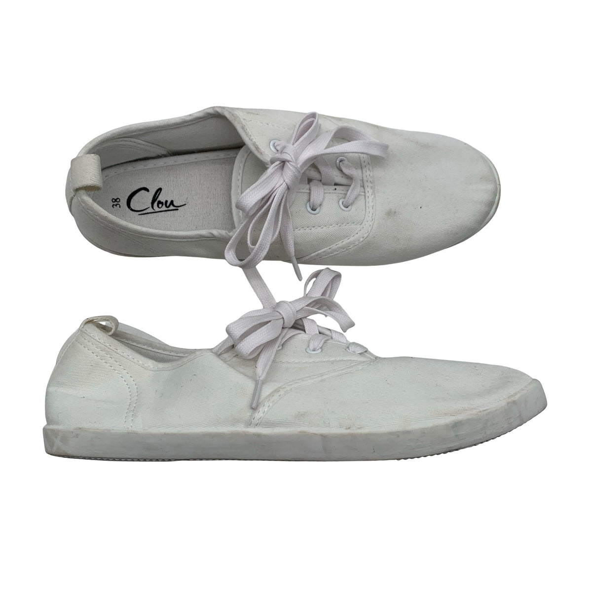 Unisex Clou - Casual sneakers, size 38 - White (1)