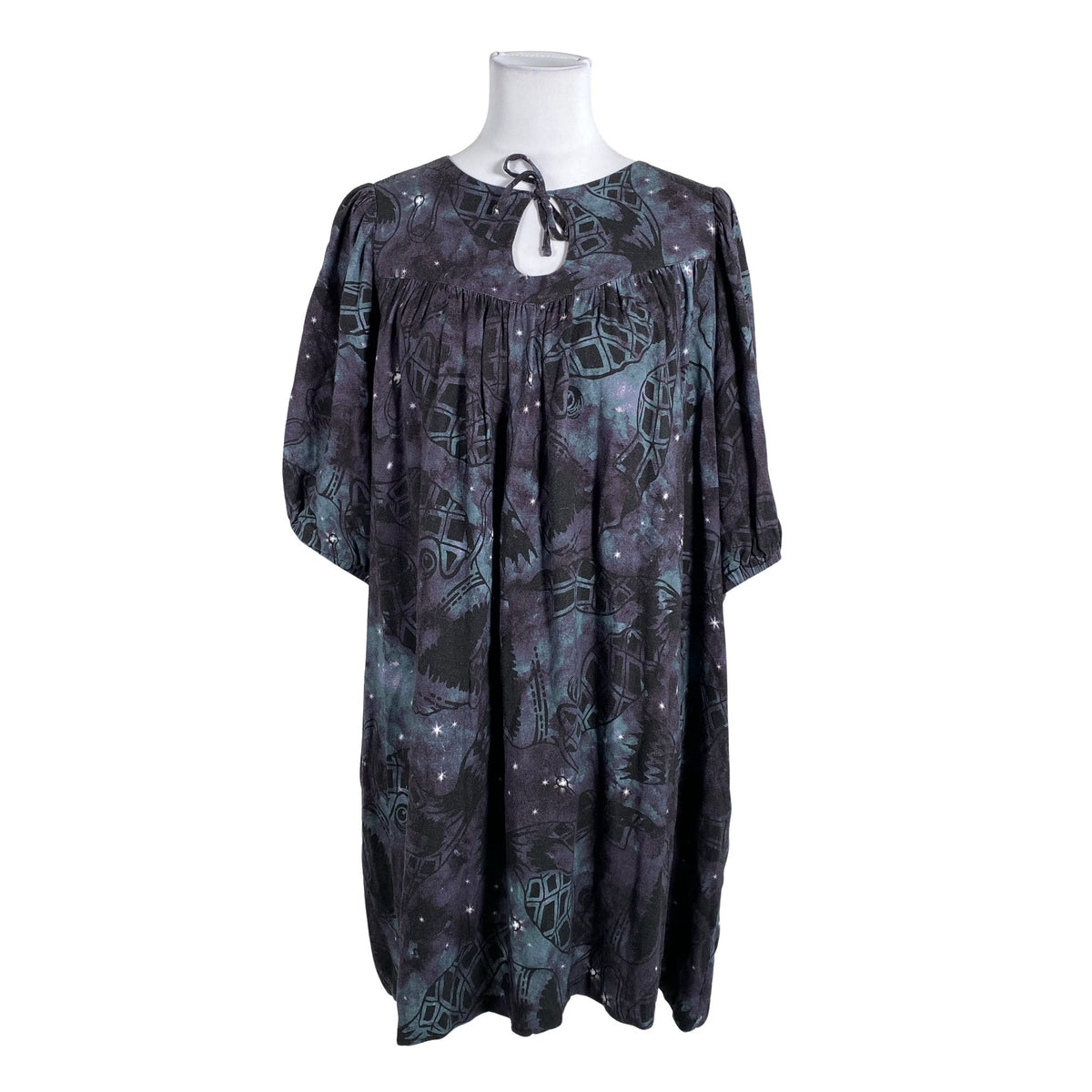 Unisex Jatuli - Schiffon dress, size 40 - Violet (1)