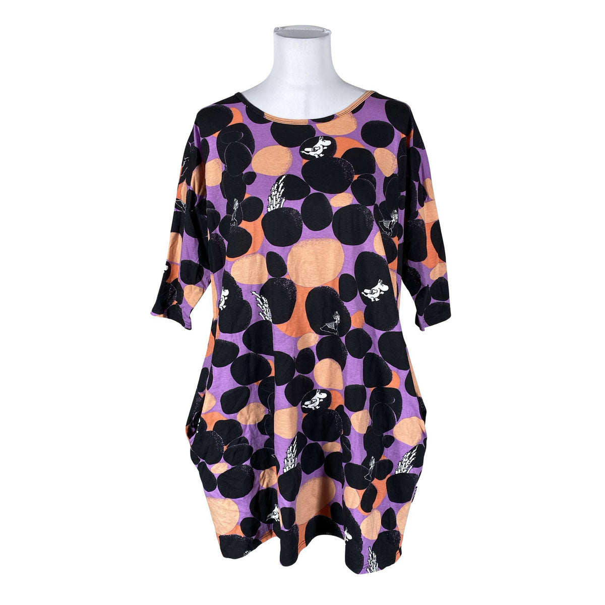 Unisex KiOma - Tricot dress, size 36 - Violet (1)