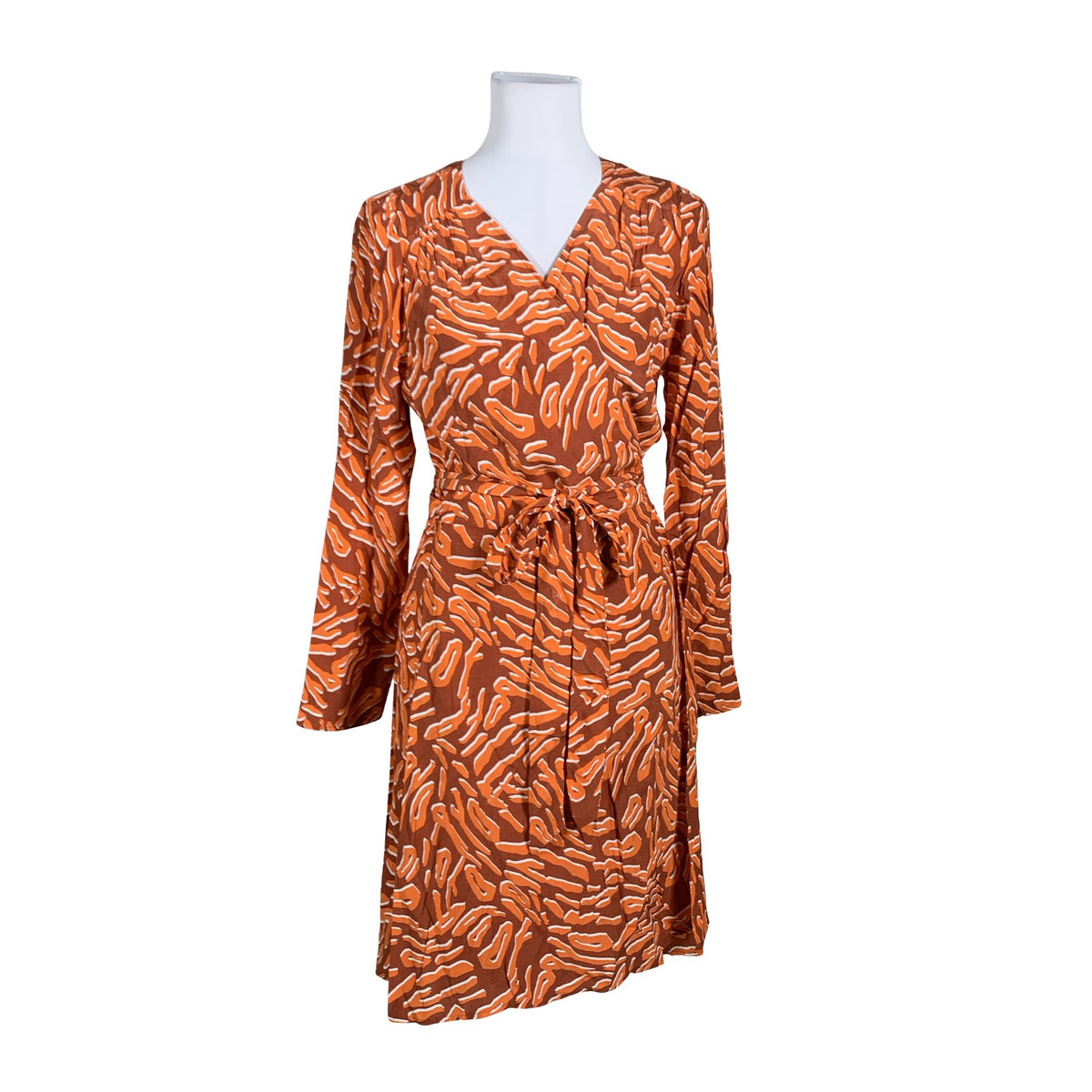 Unisex Oliver Bonas - Schiffon dress, size 40 - Orange (1)