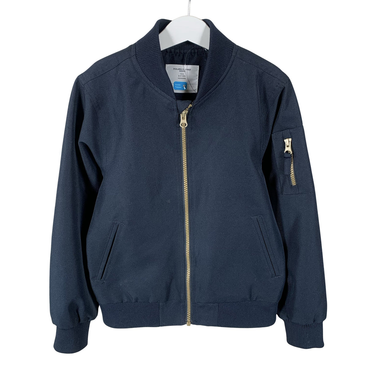Unisex Polarn O. Pyret - Outdoor jacket, size 128 - 134 - Blue (1)